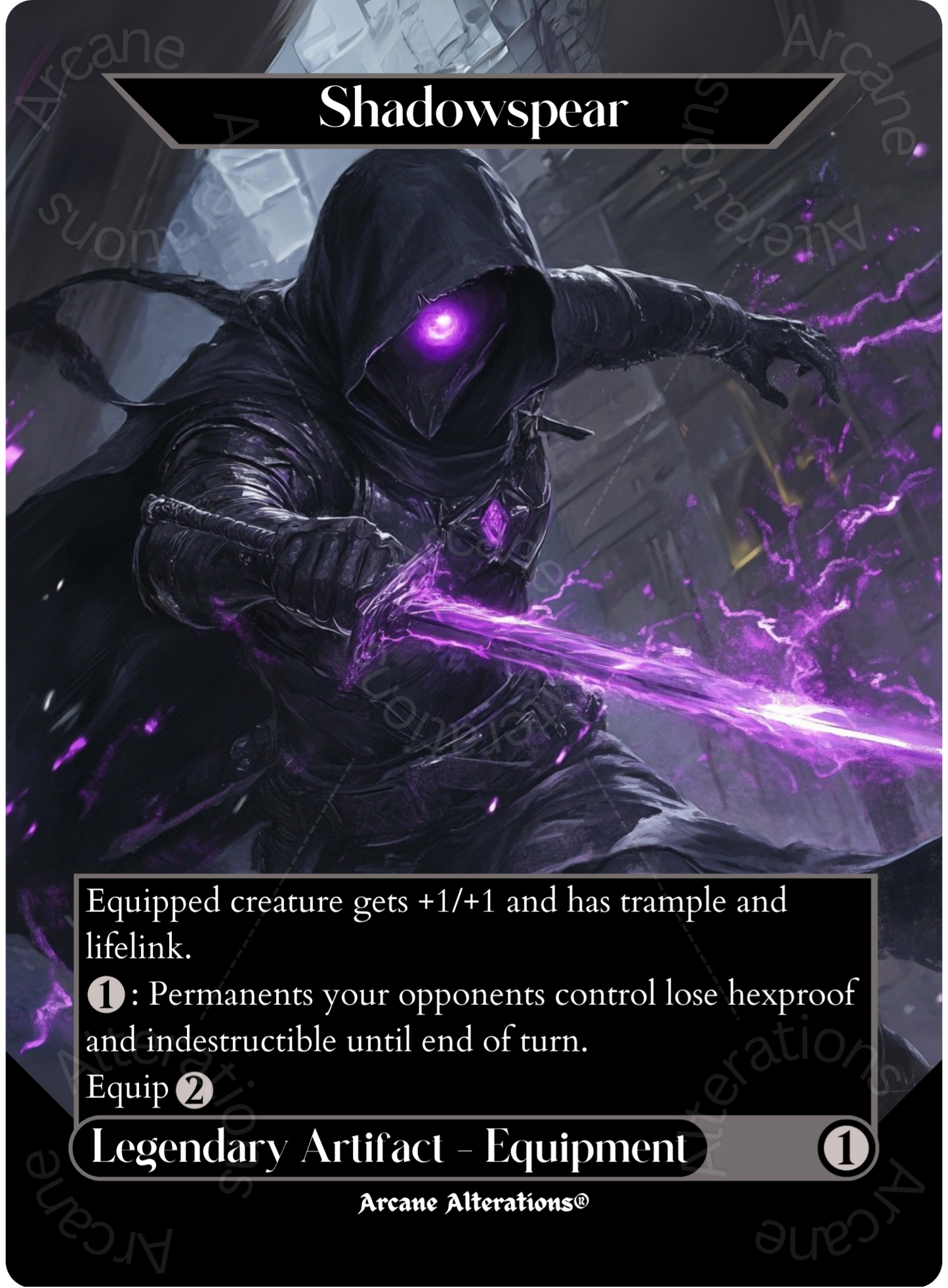 Shadowspear - Full Art Altered Art Custom Proxy Cards