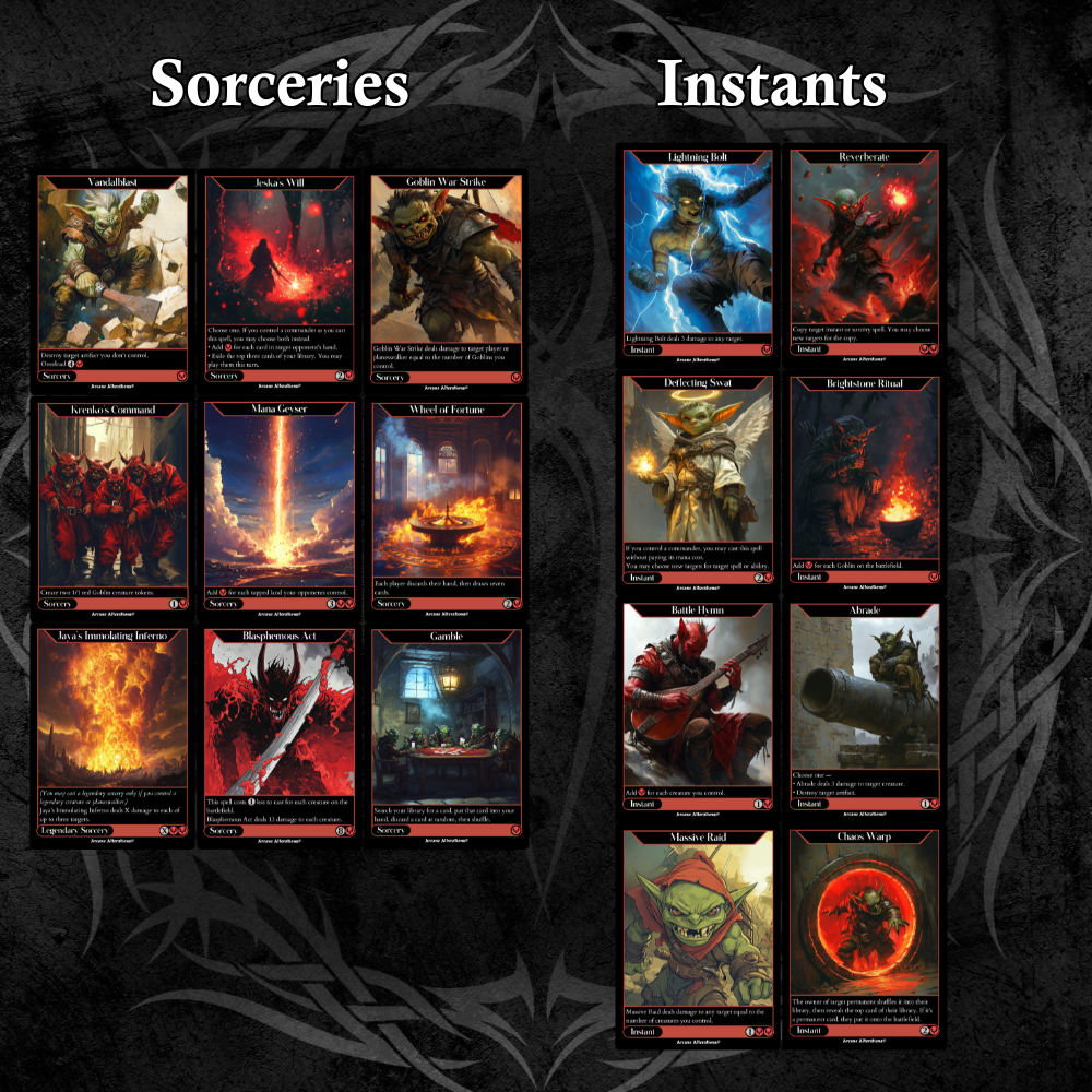 Krenko, Mob Boss Commander Deck Fully Customized