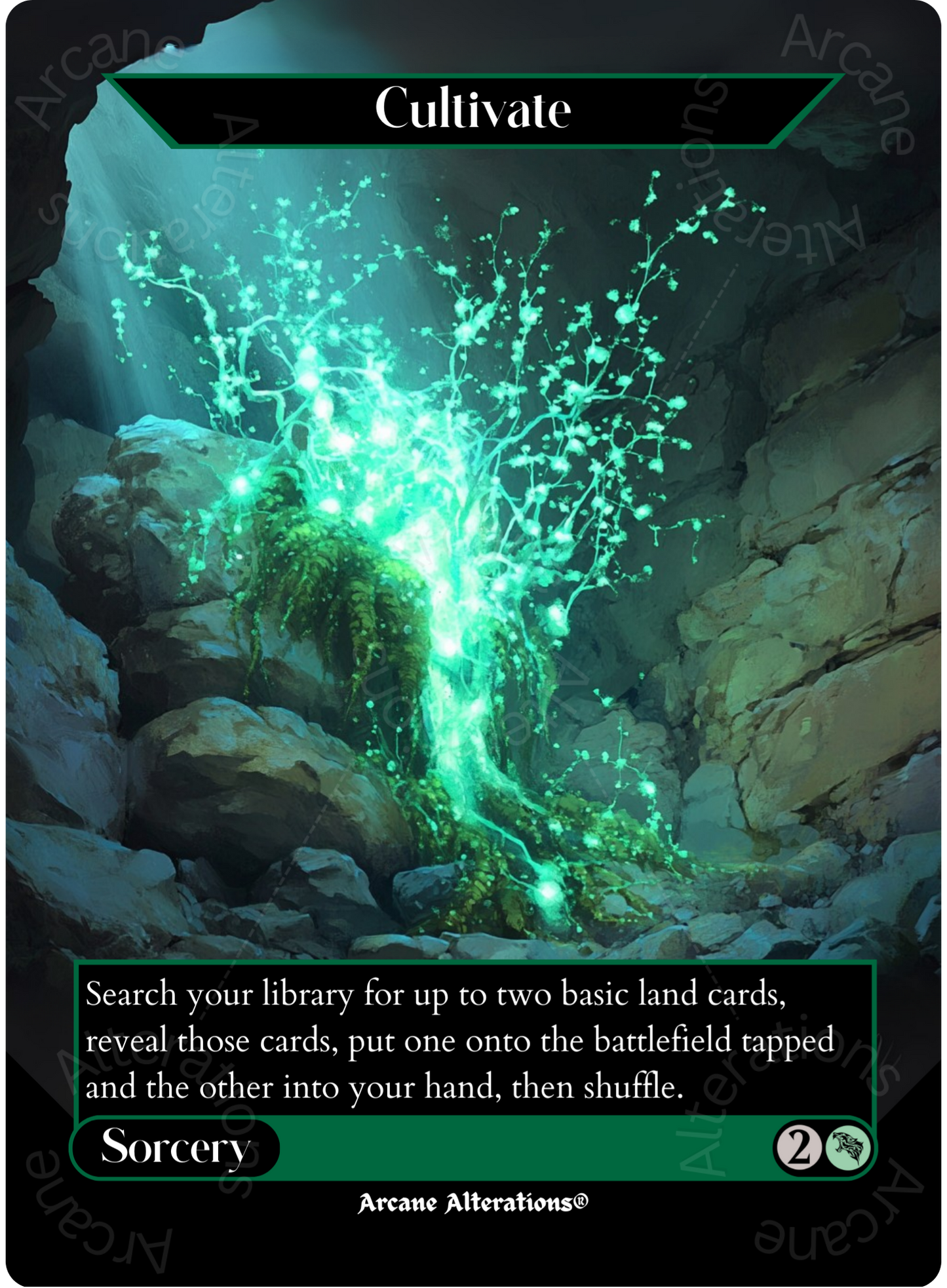 Cultivate - Full Art Altered Art Custom Proxy Cards