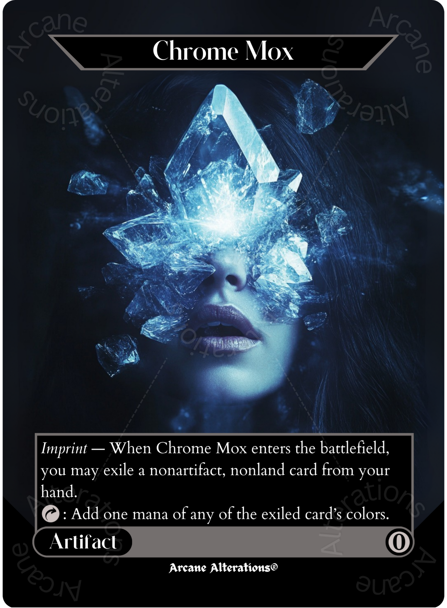 Chrome Mox - Full Art Altered Art Custom Proxy Cards