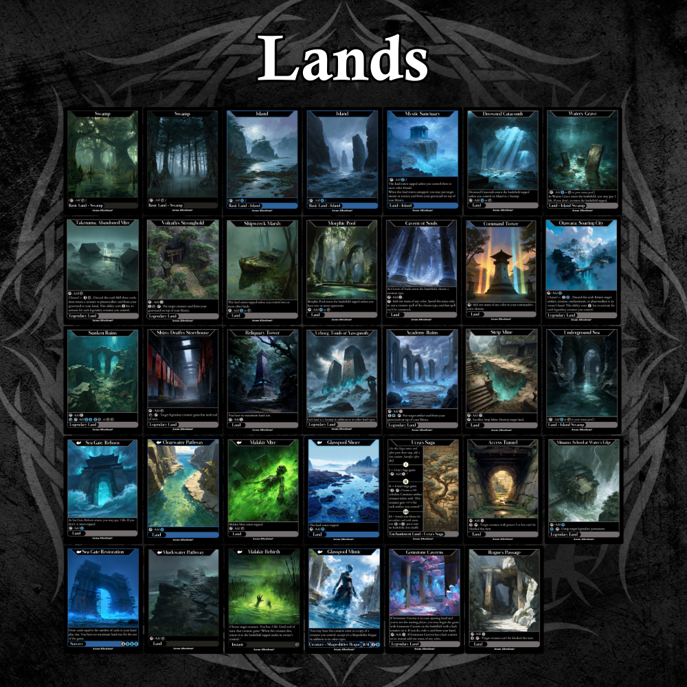 Yuriko, the Tiger's Shadow Commander Deck Fully Customized