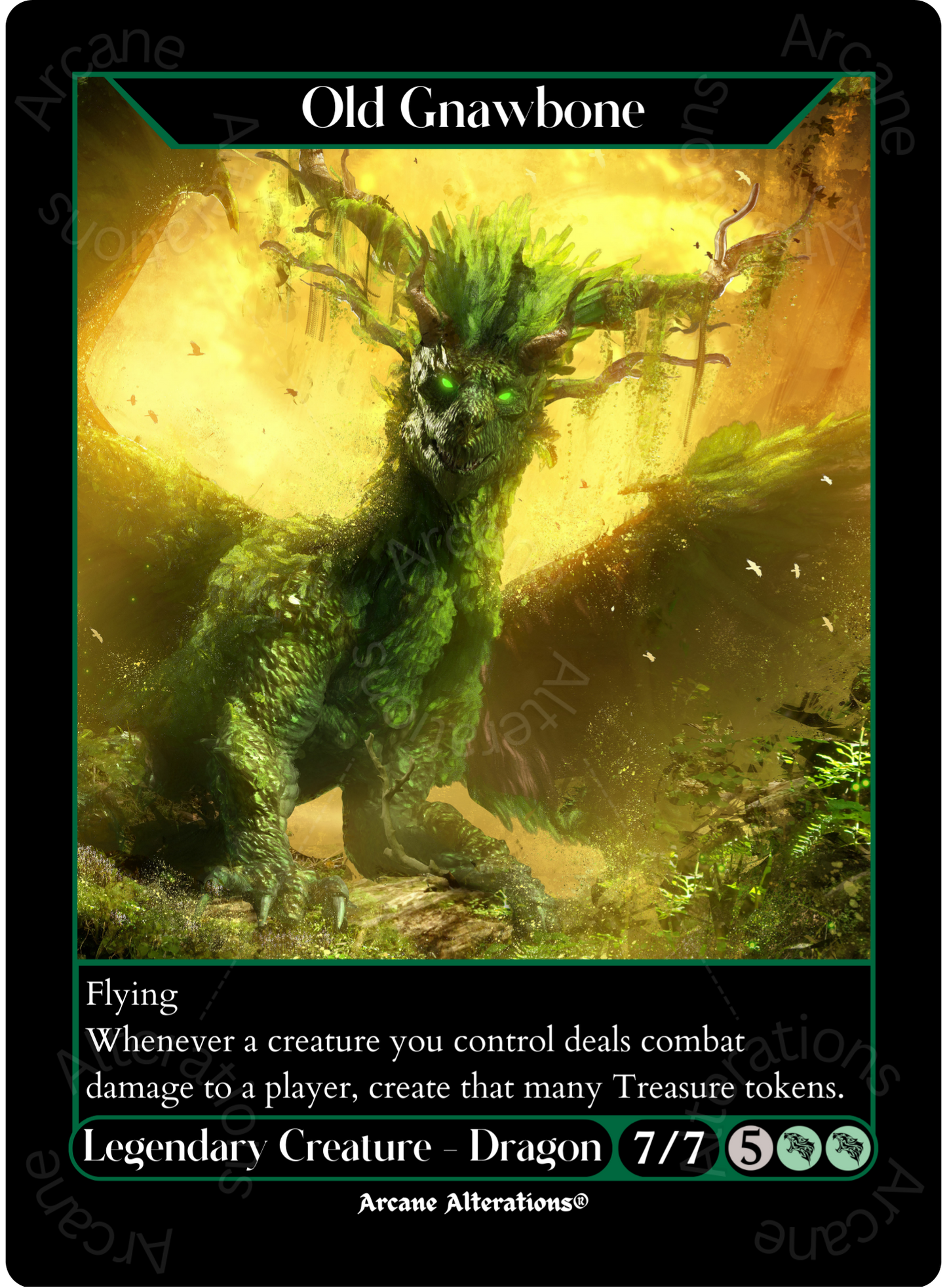 Old Gnawbone - High Quality Altered Art Custom Proxy Cards