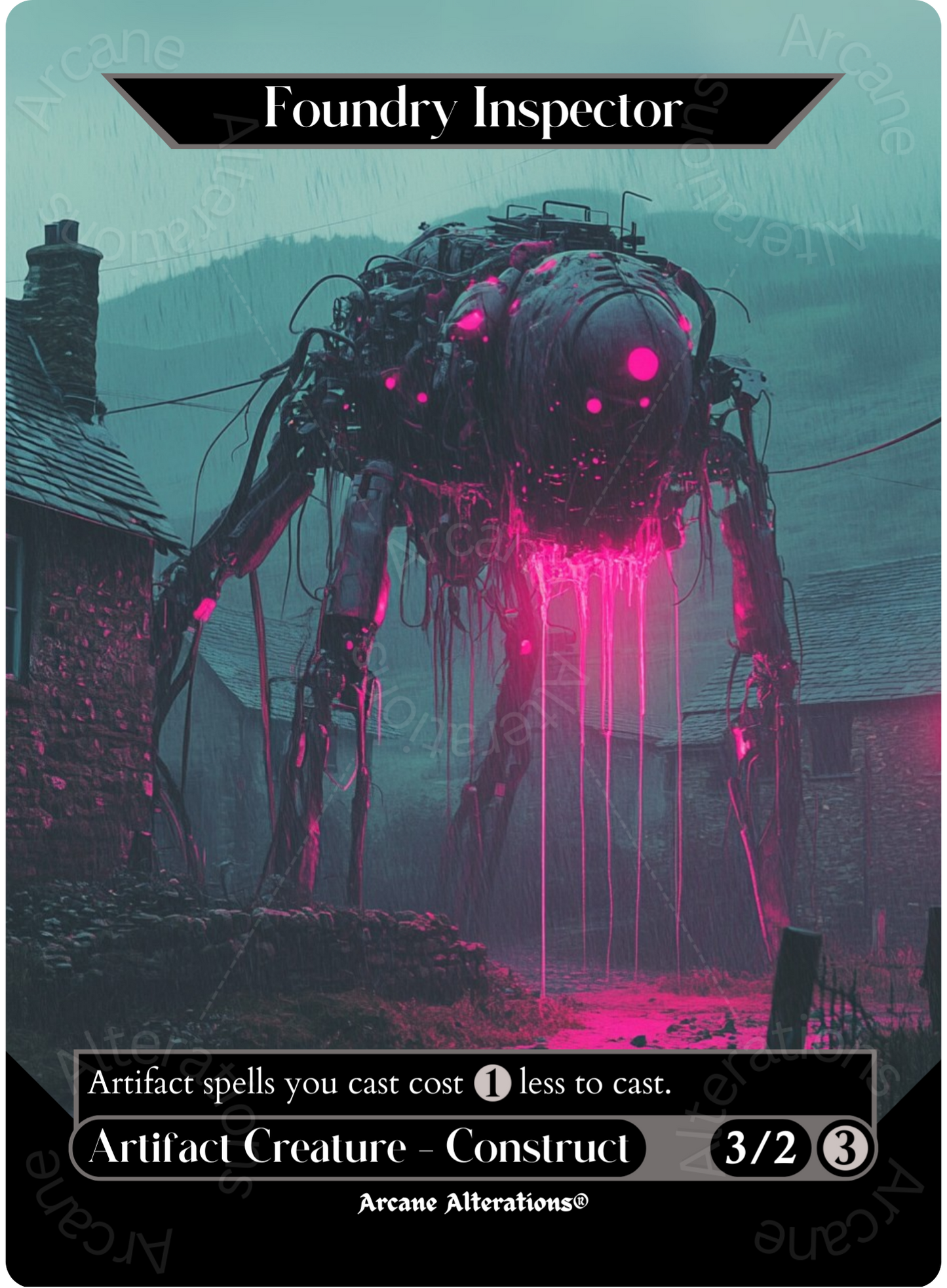 Foundry Inspector - Full Art Altered Art Custom Proxy Cards