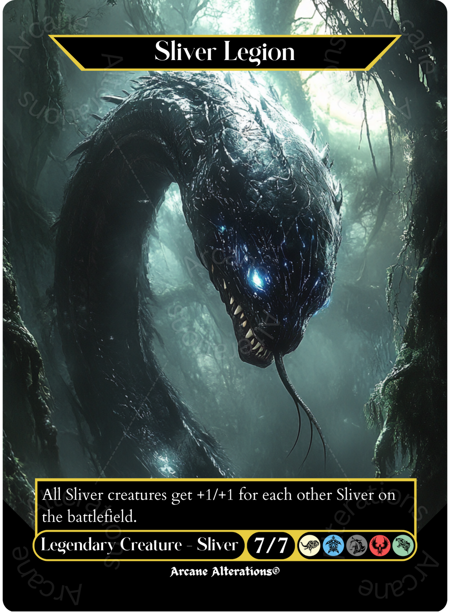 Sliver Legion - Full Art Altered Art Custom Proxy Cards