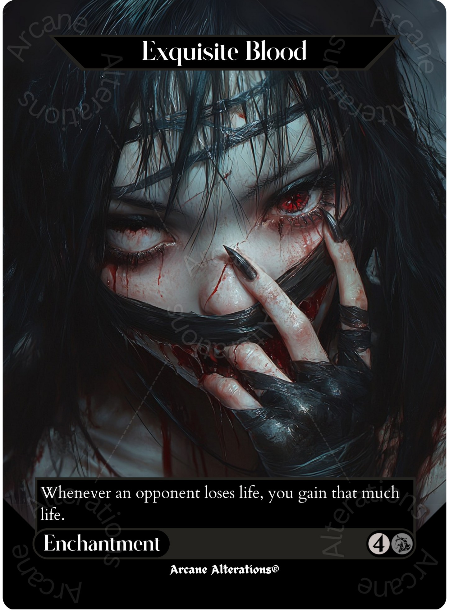 Exquisite Blood - Full Art Altered Art Custom Proxy Cards