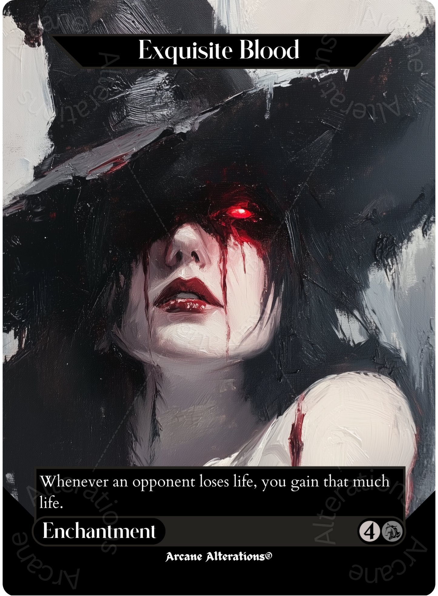Exquisite Blood - Full Art Altered Art Custom Proxy Cards