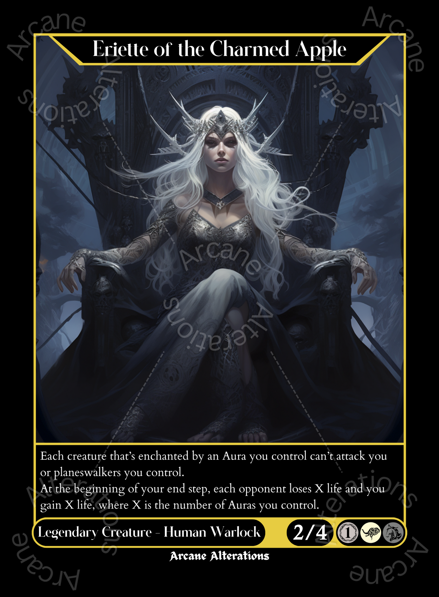 Eriette of the Charmed Apple - High Quality Altered Art Custom Proxy Cards