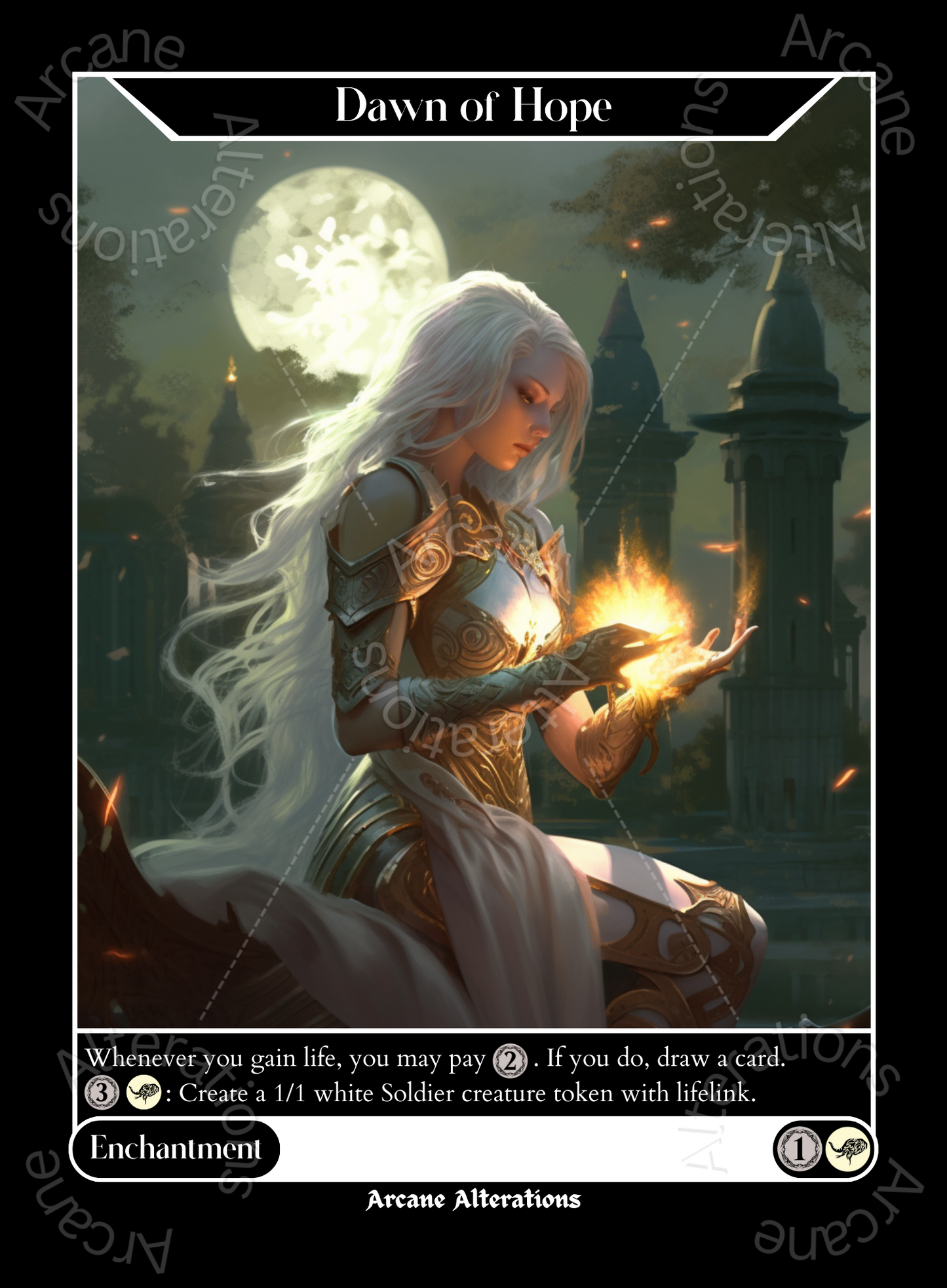 Dawn of Hope - High Quality Altered Art Custom Proxy Cards