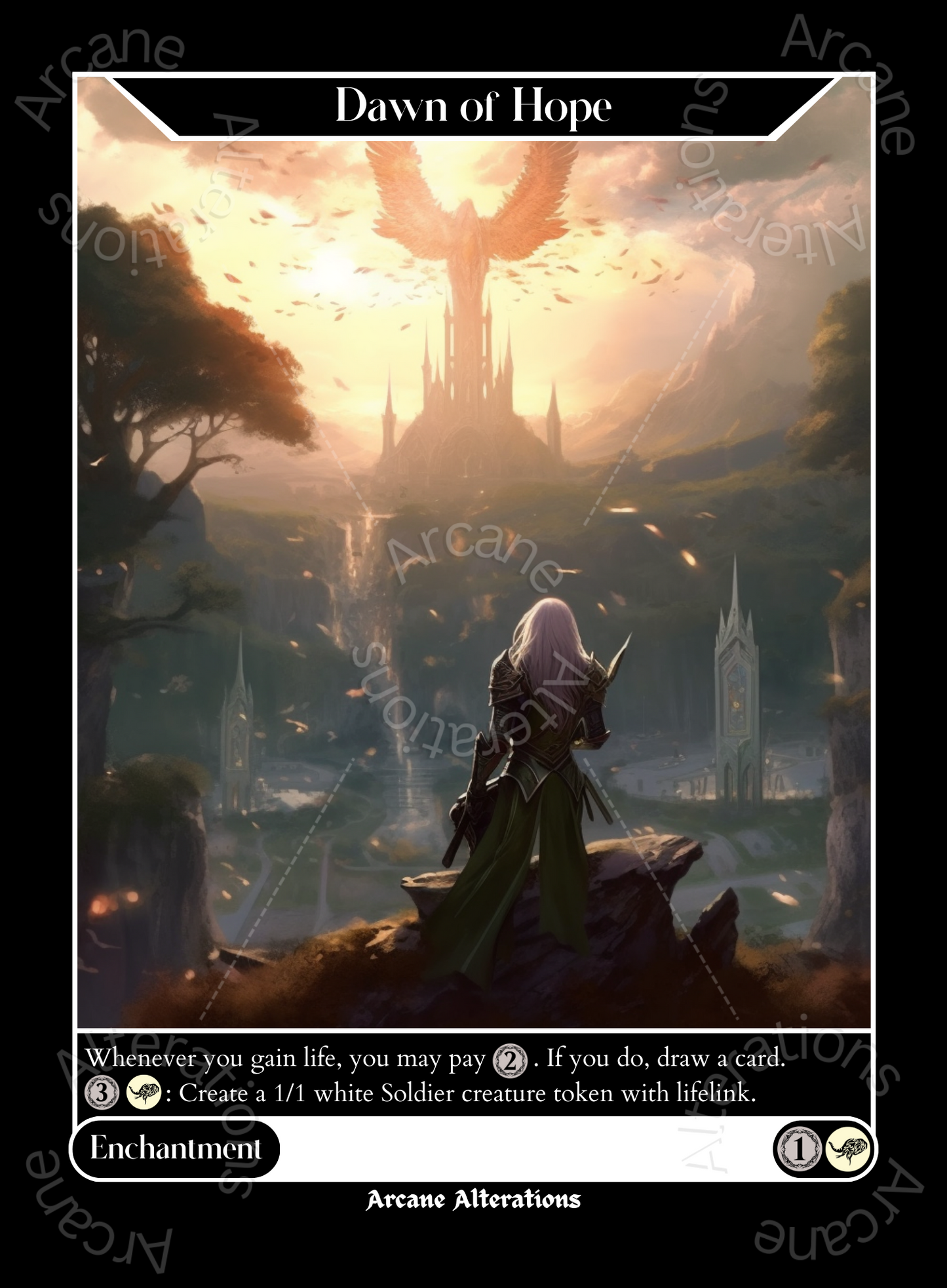 Dawn of Hope - High Quality Altered Art Custom Proxy Cards