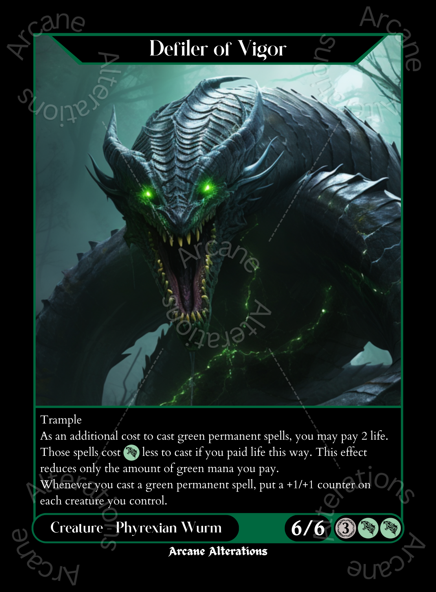 defiler cards mtg Defiler of Vigor