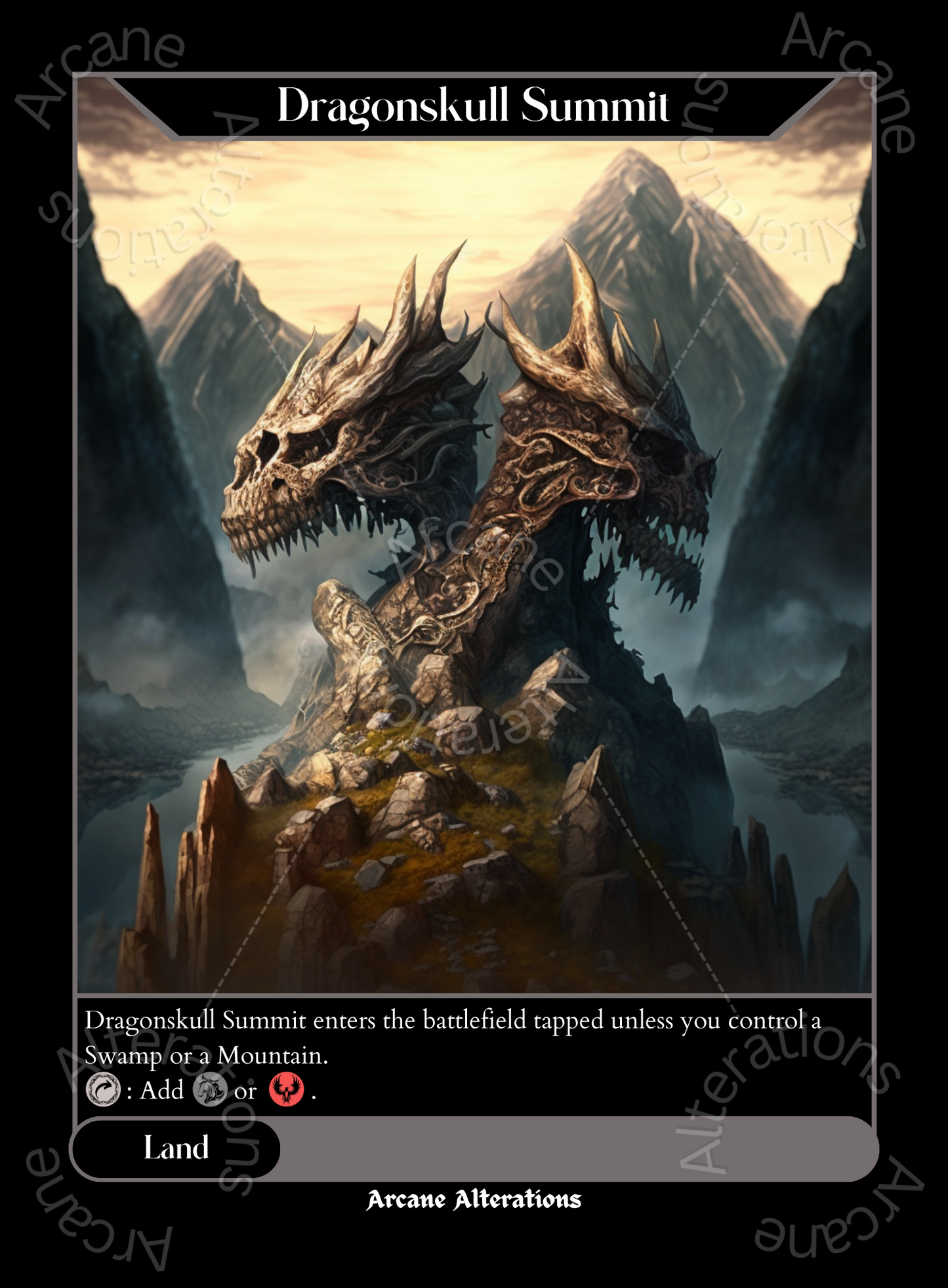 Dragonskull Summit - High Quality Altered Art Custom Proxy Cards
