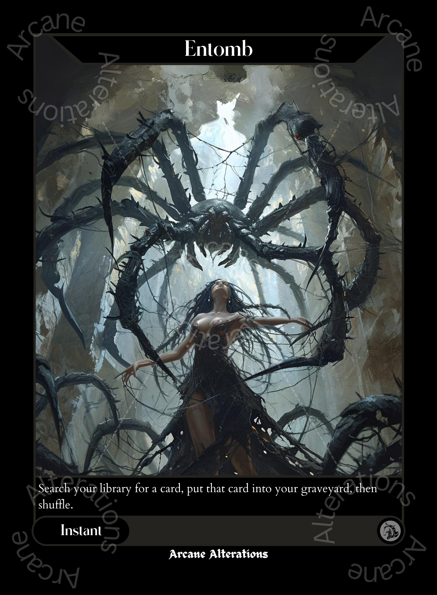 Entomb - High Quality Altered Art Custom Proxy Cards Arcane Alterations Entomb - High Quality Altered Art Custom Proxy Cards Arcane Alterations