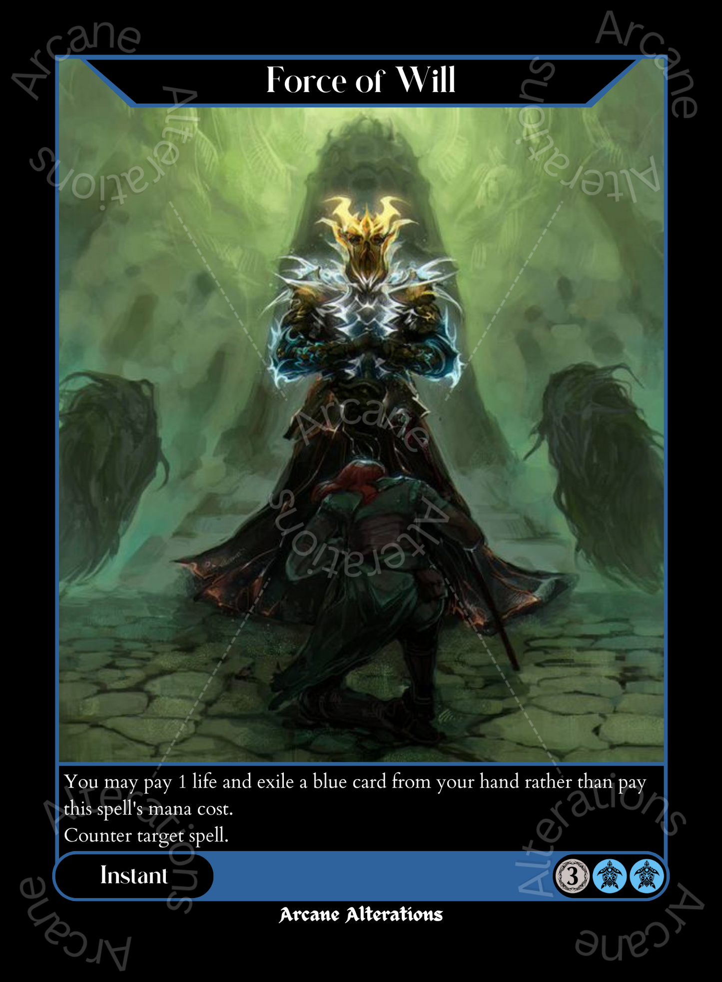 Force of Will Miraak The Elder Scrolls Crossover - High Quality Altered Art Custom Proxy Cards