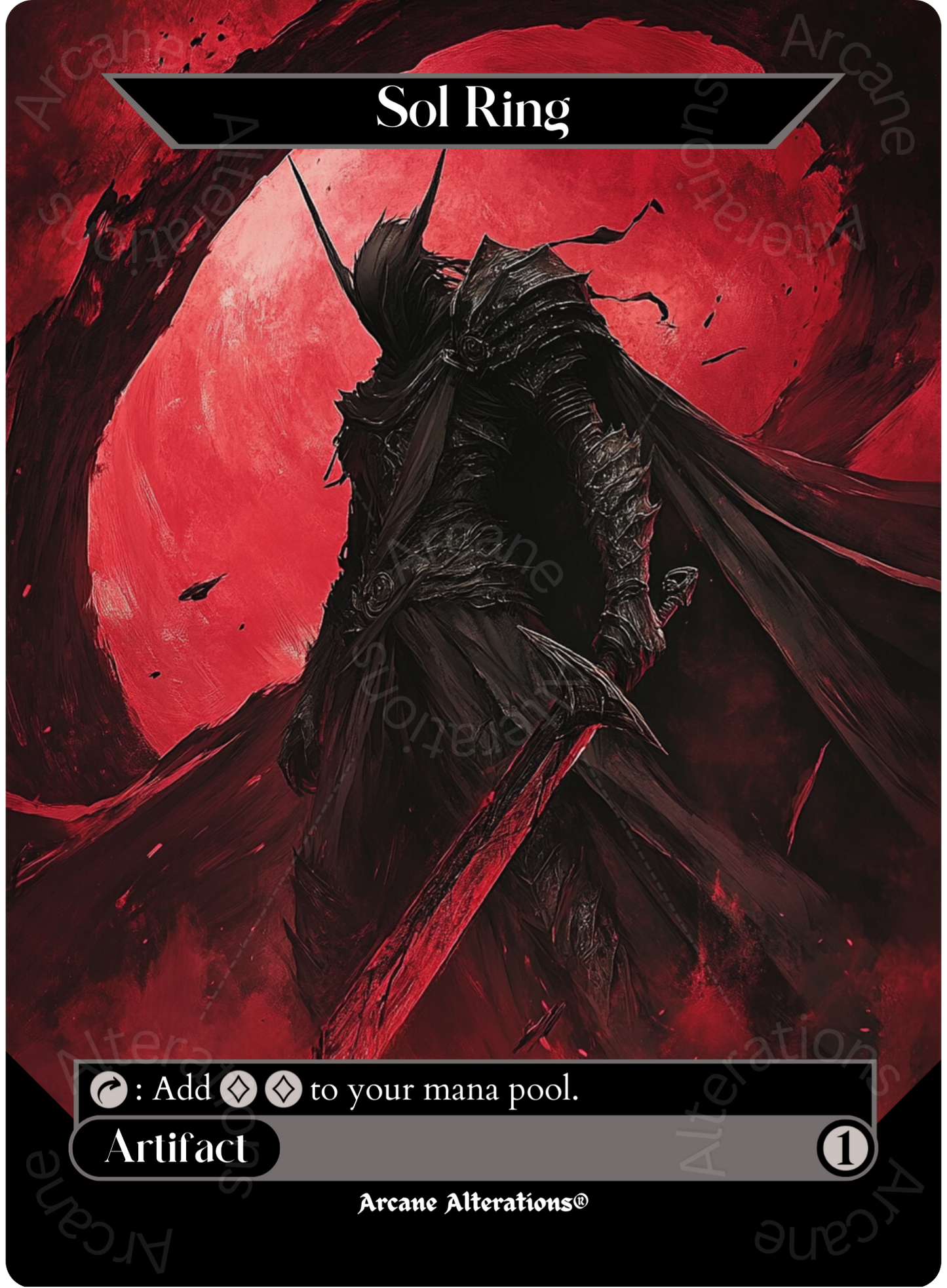 Free Instagram Exclusive Full Art Sol Ring Promo Card - One Per Person