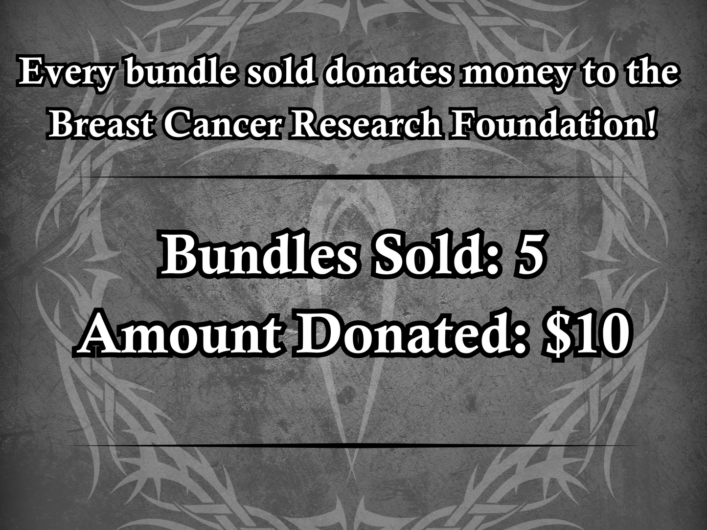 Breast Cancer Charity Bundle Pack