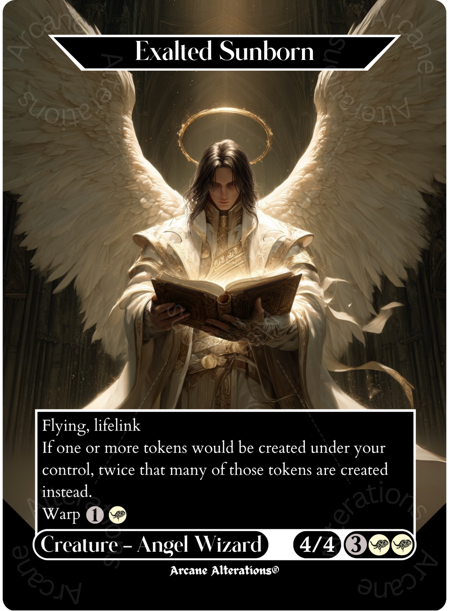 Exalted Sunborn - Full Art Altered Art Custom Proxy Cards