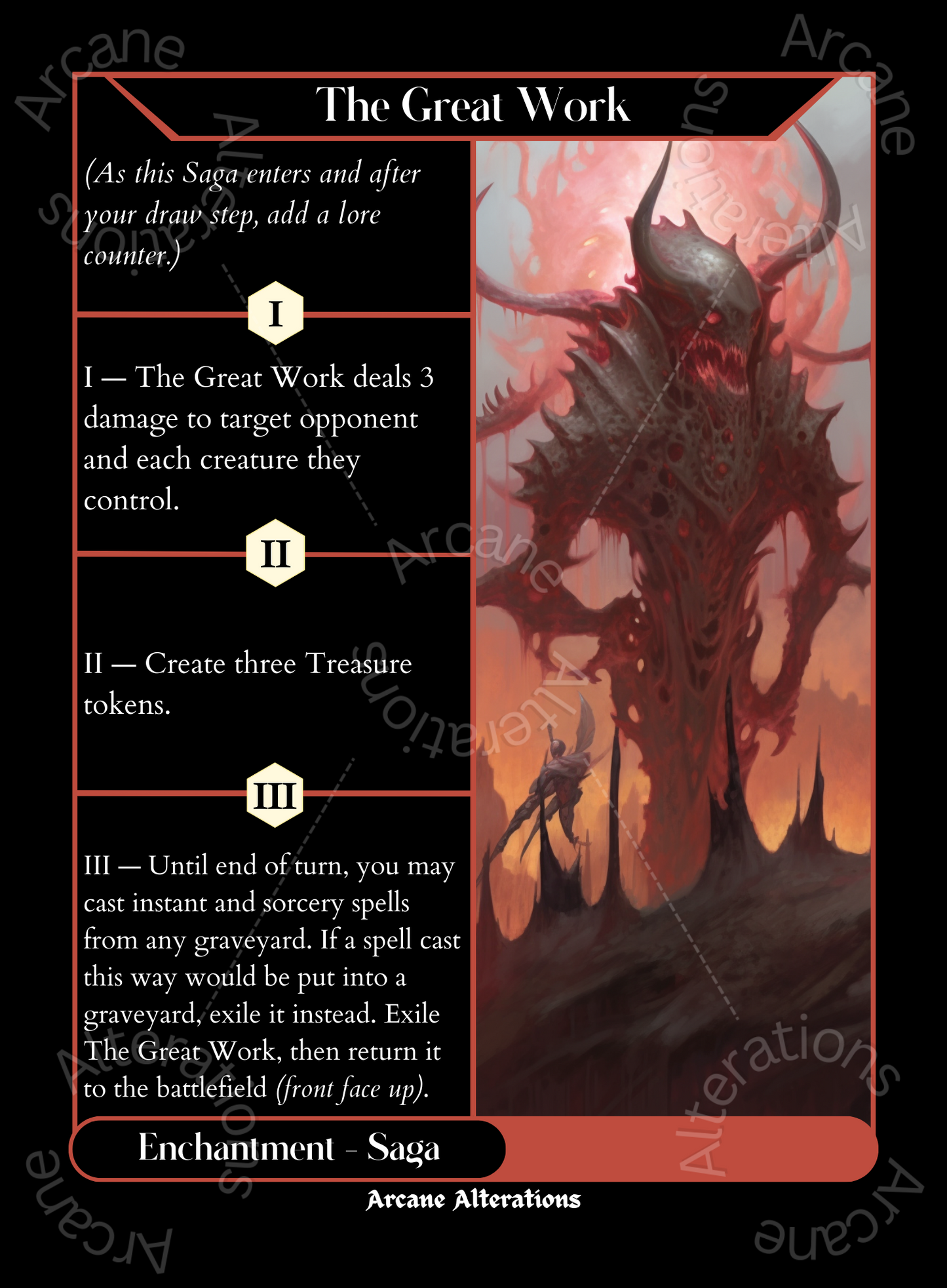 Urabrask - High Quality Altered Art Custom Proxy Cards