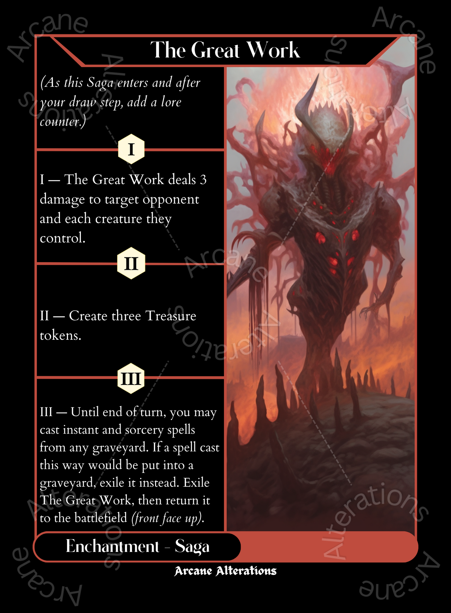 Urabrask - High Quality Altered Art Custom Proxy Cards