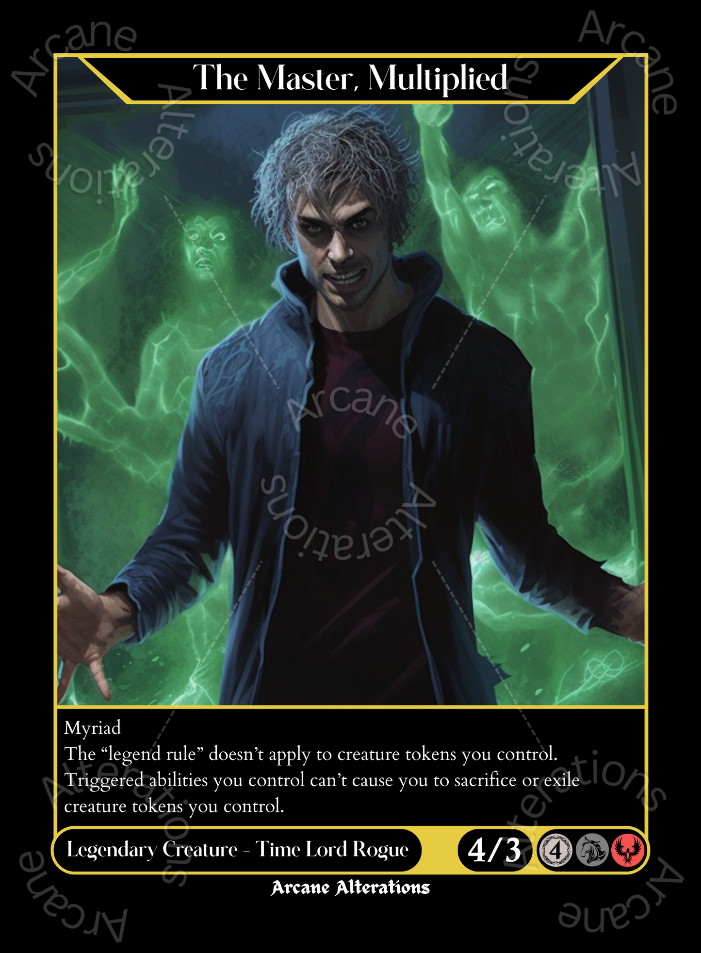 The Master Multiplied - High Quality Altered Art Custom Proxy Cards