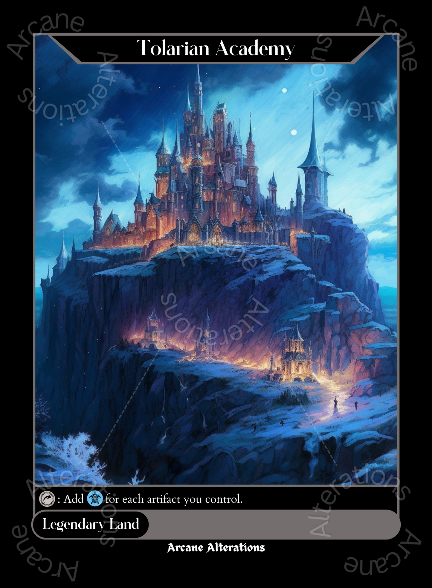 Tolarian Academy - High Quality Altered Art Custom Proxy Cards
