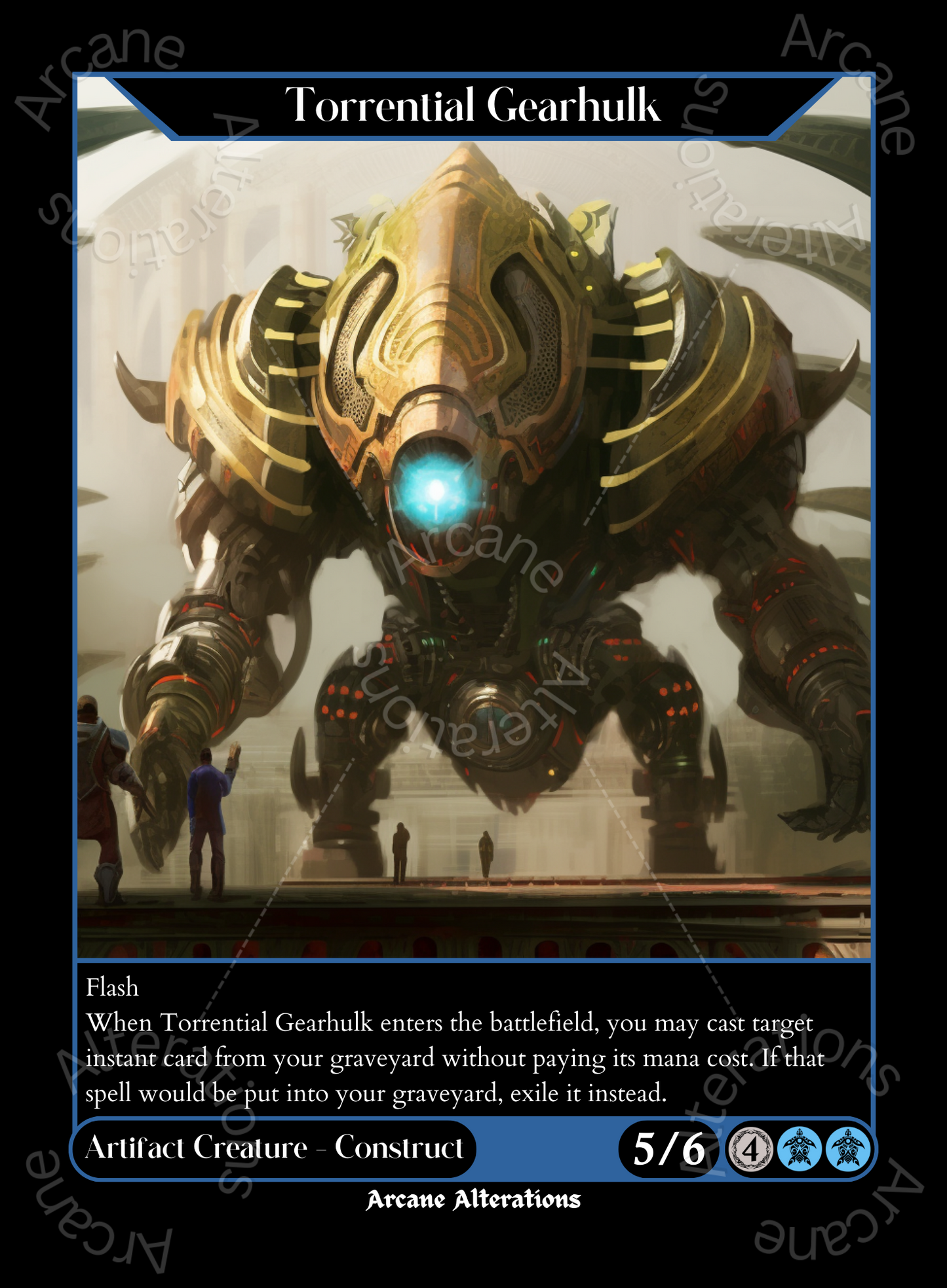 Torrential Gearhulk - High Quality Altered Art Custom Proxy Cards