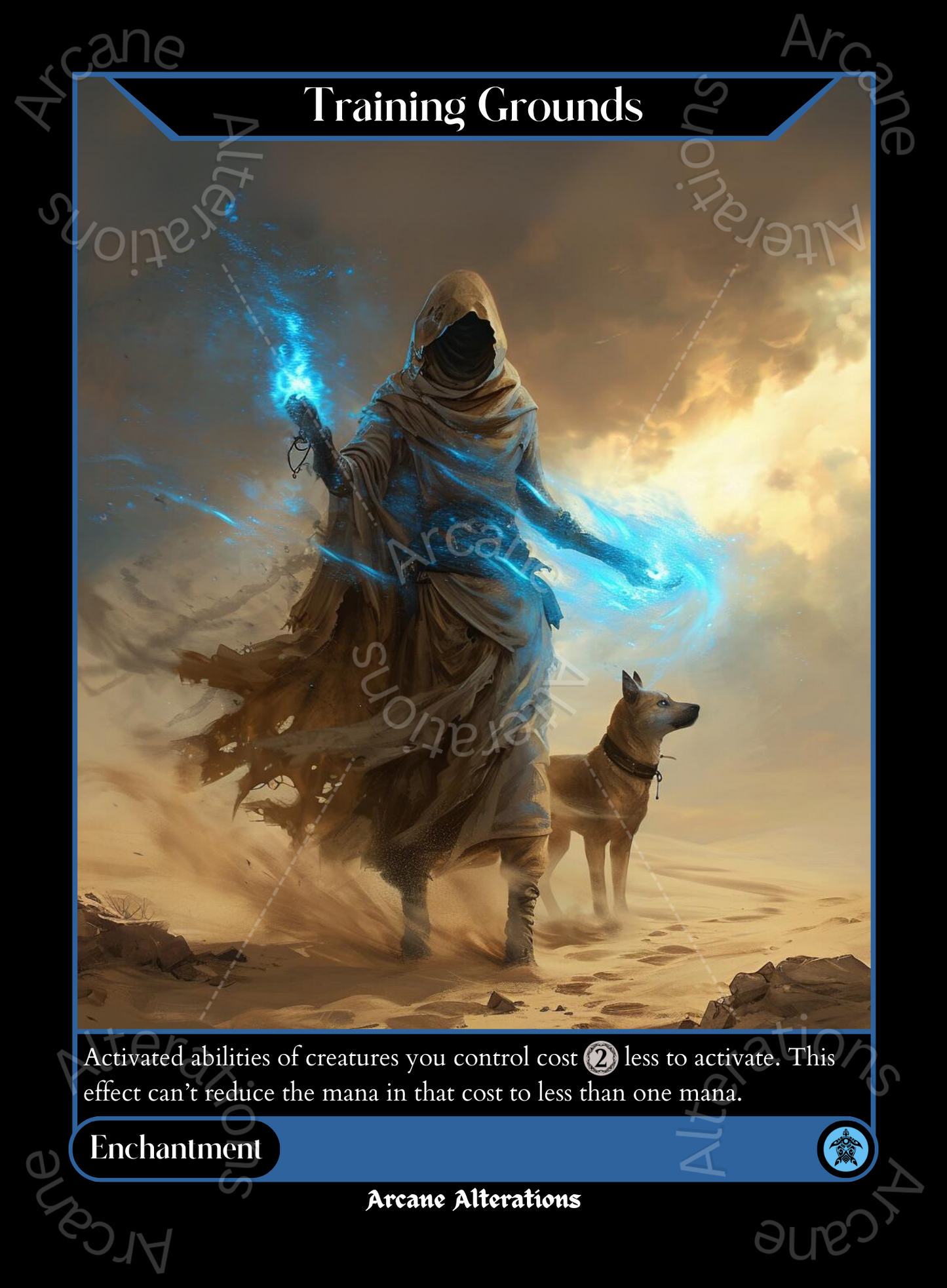 Training Grounds - High Quality Altered Art Custom Proxy Cards