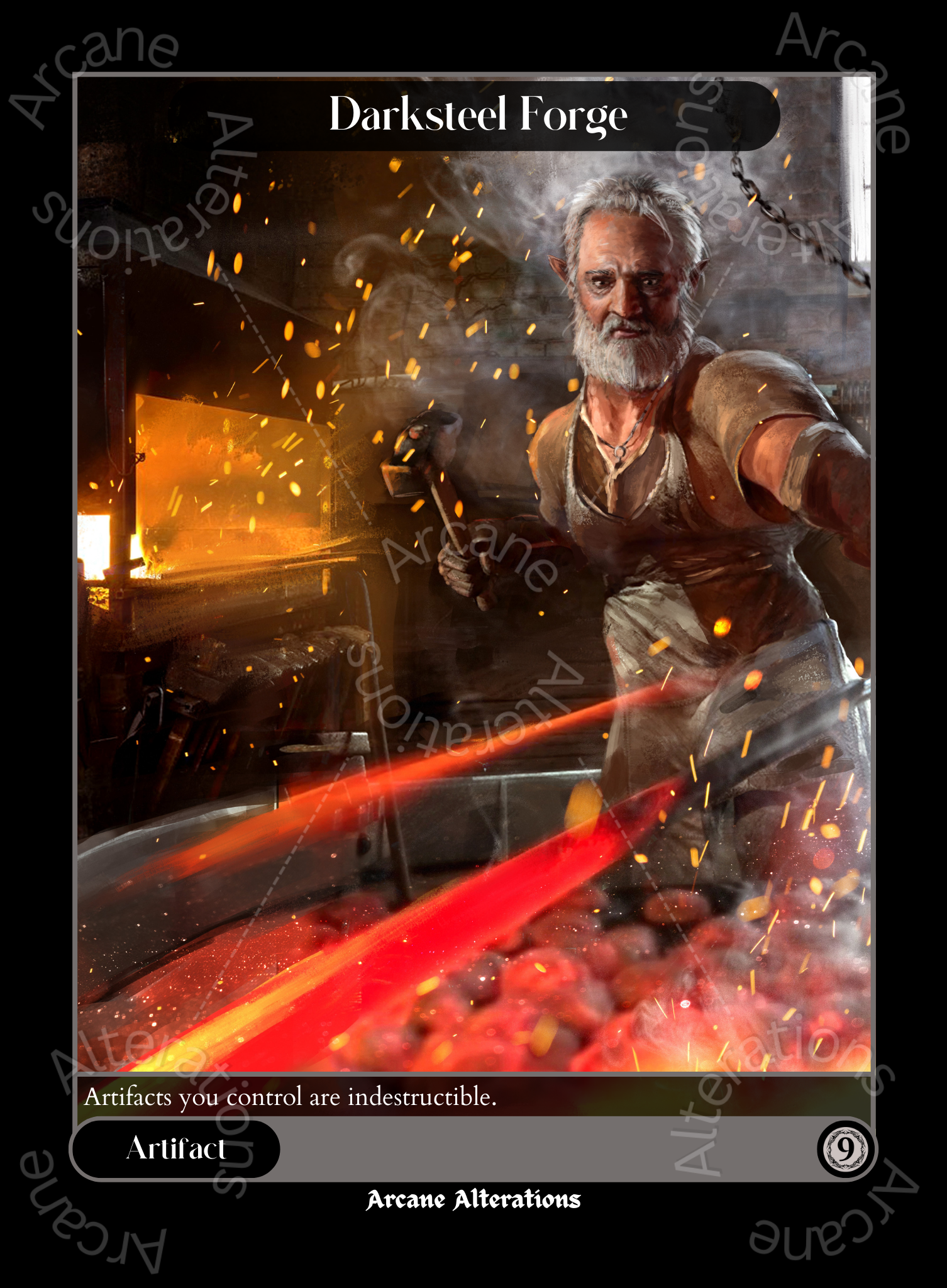 mtg forge card art 1x Territory Forge ~ Extended Art NM-Mint, English Outlaws of Thunder Junction: