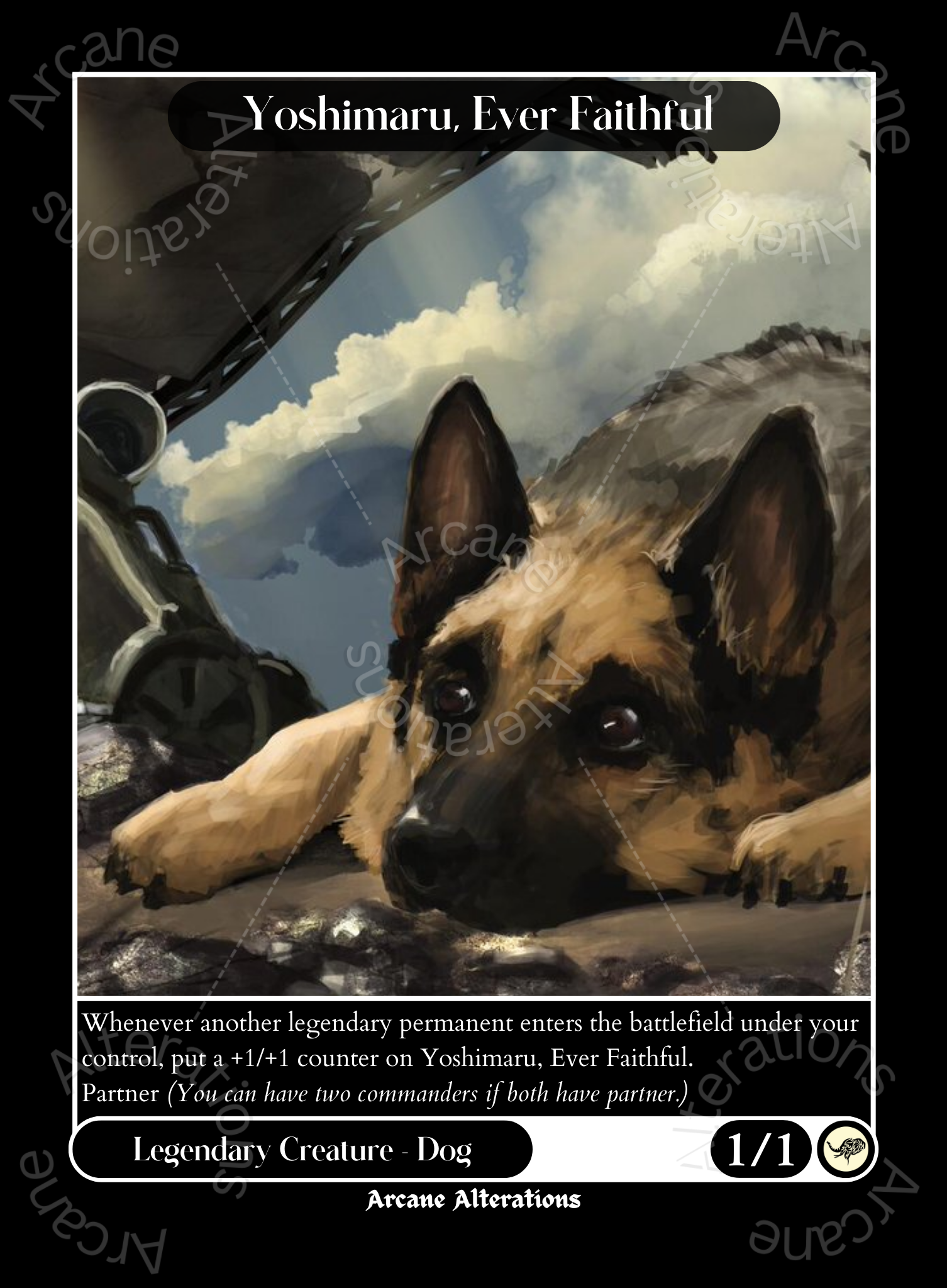Yoshimaru, Ever Faithful Dogmeat Fallout Crossover Single - High Quali Arcane Alterations Yoshimaru, Ever Faithful Dogmeat Fallout Crossover Single - High Quali Arcane Alterations