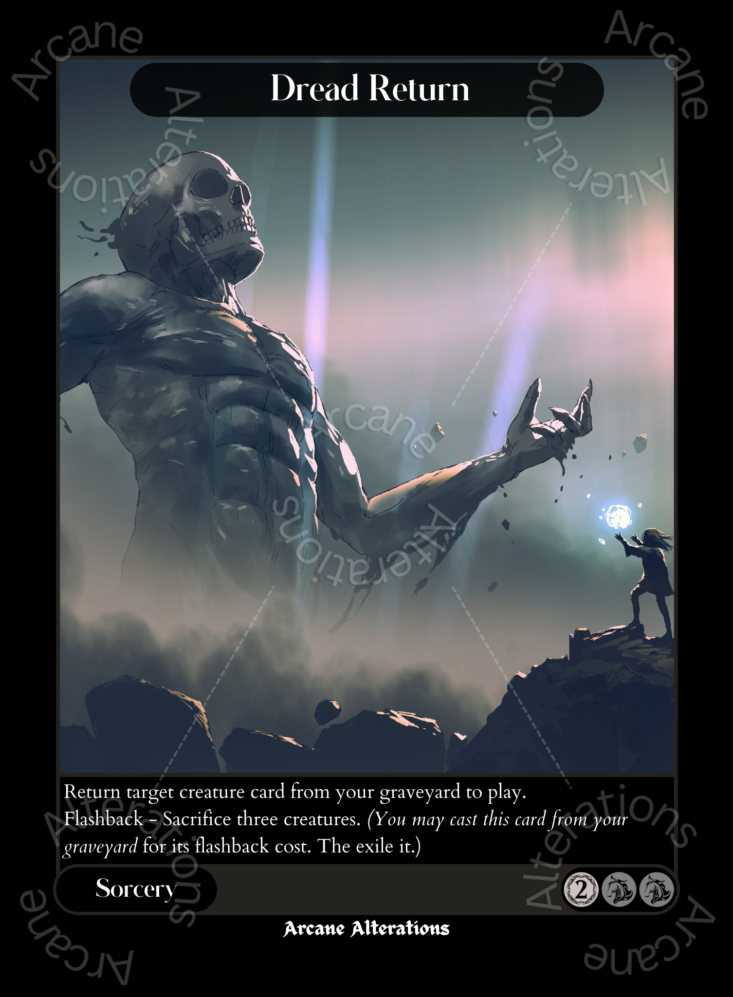 Dread Return - High Quality Altered Art Custom Proxy Cards Dread Return - High Quality Altered Art Custom Proxy Cards