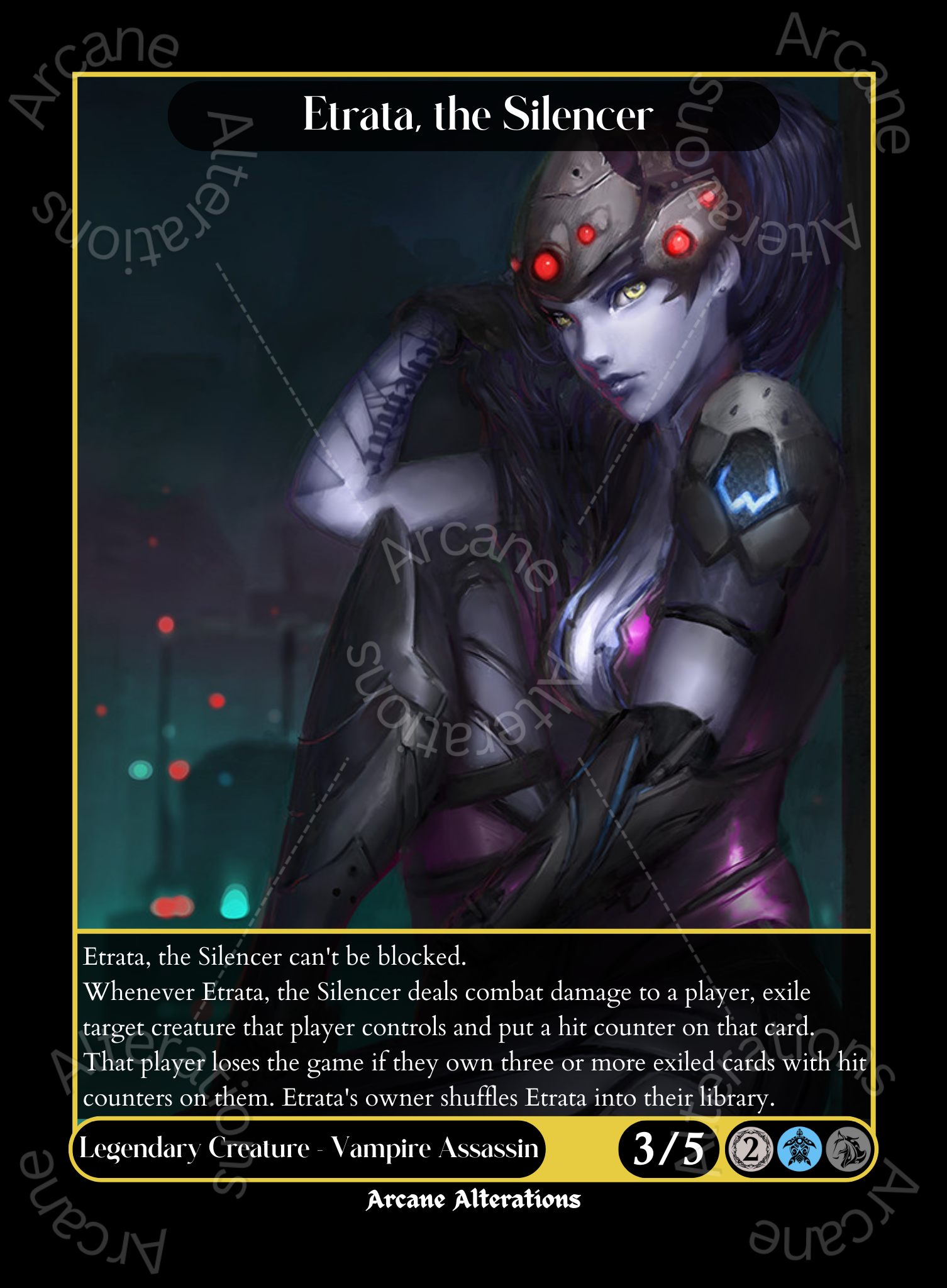 Etrada, the Silencer Widowmaker Overwatch Crossover Single - High Qual –  Arcane Alterations