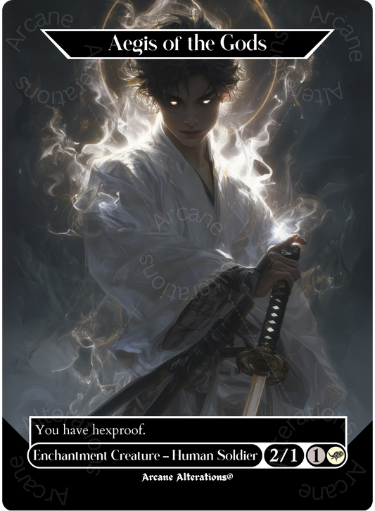 Aegis of the Gods - Full Art Altered Art Custom Proxy Cards