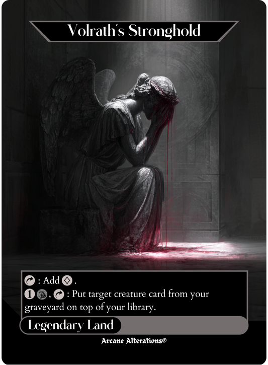 Volrath's Stronghold - Full Art Altered Art Custom Proxy Cards