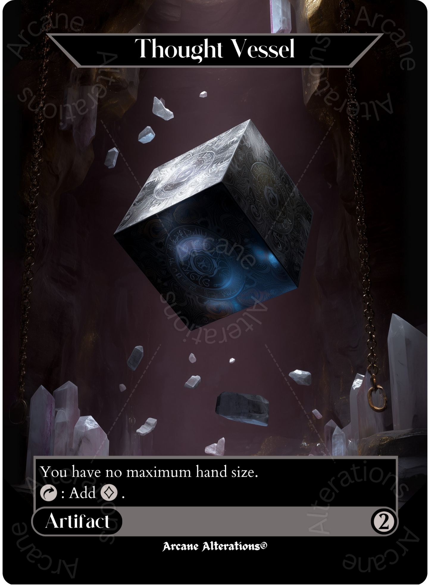 Thought Vessel - Full Art Altered Art Custom Proxy Cards