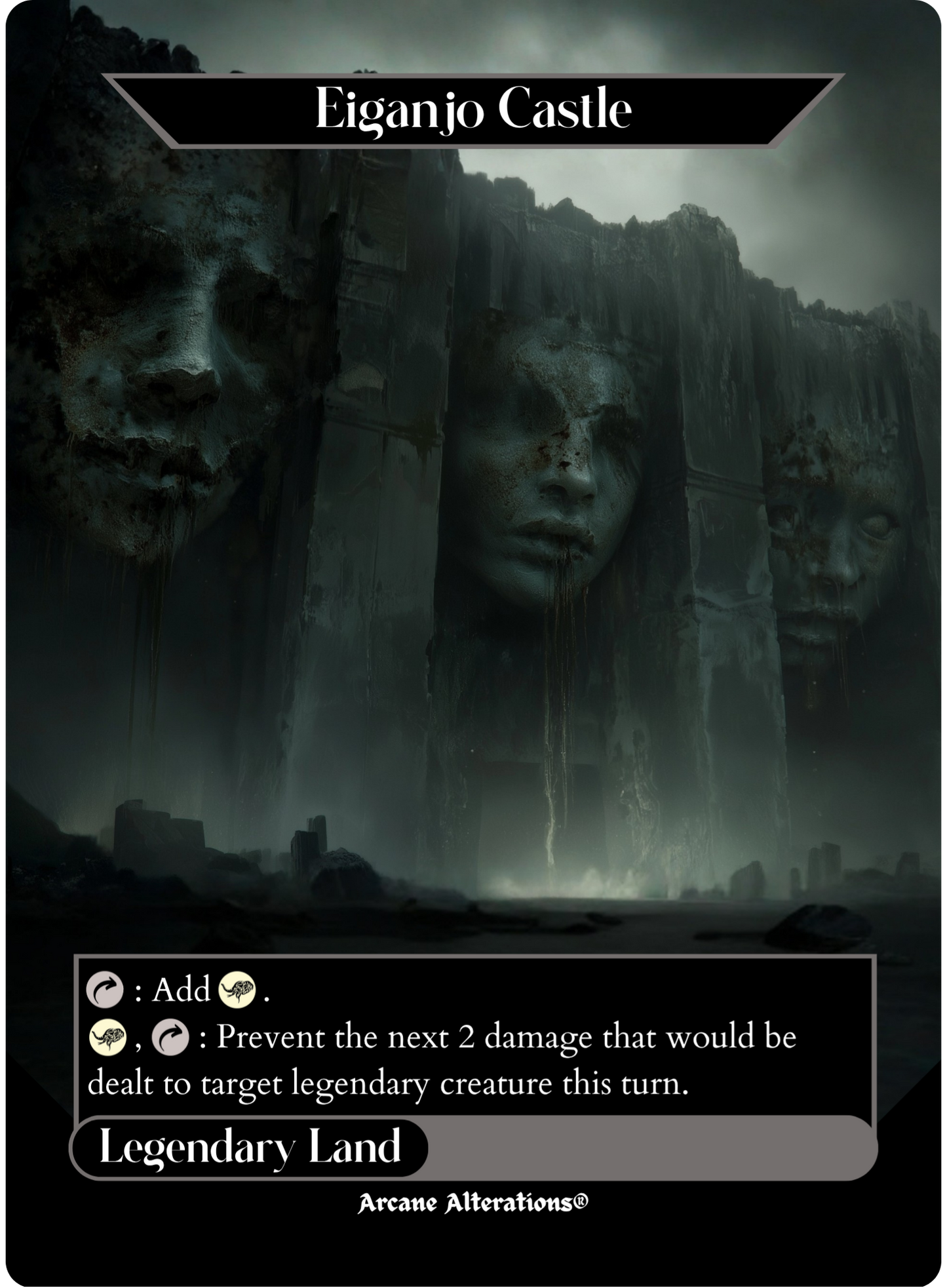 Eiganjo Castle - Full Art Altered Art Custom Proxy Cards