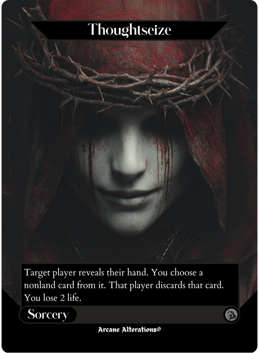Thoughtseize - Full Art Altered Art Custom Proxy Cards