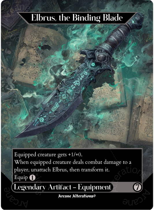 Elbrus, the Binding Blade / Withengar Unbound - Full Art Altered Art Custom Proxy Cards