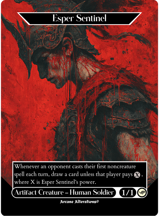 Esper Sentinel - Full Art Altered Art Custom Proxy Cards