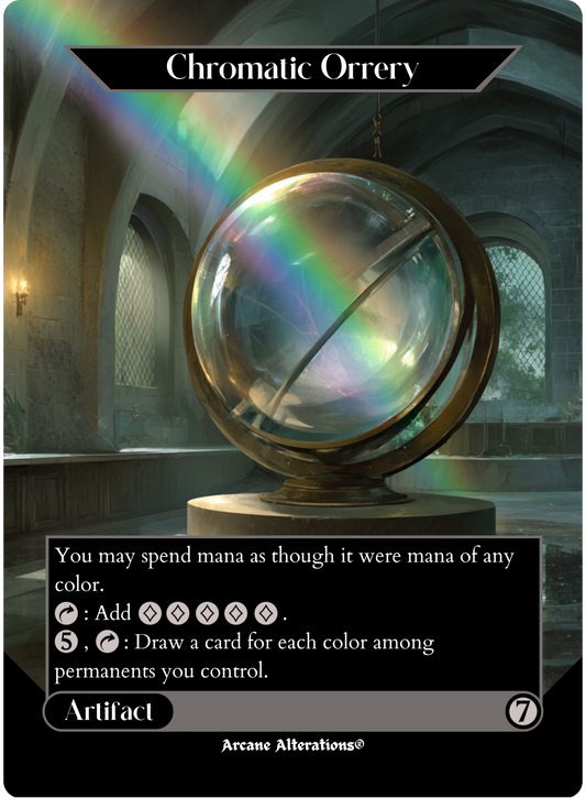 Chromatic Orrery - Full Art Altered Art Custom Proxy Cards