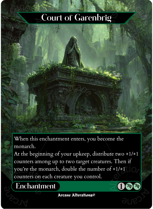 Court of Garenbrig - Full Art Altered Art Custom Proxy Cards