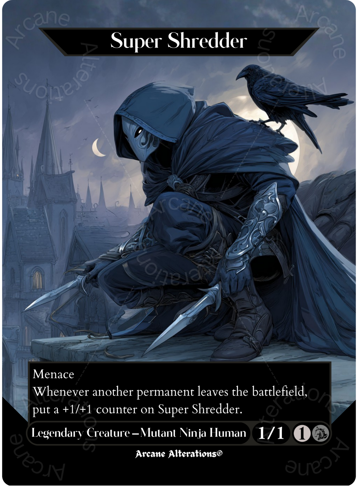 Super Shredder - Full Art Altered Art Custom Proxy Cards