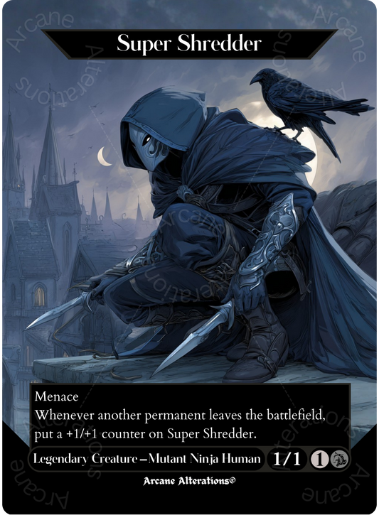 Super Shredder - Full Art Altered Art Custom Proxy Cards