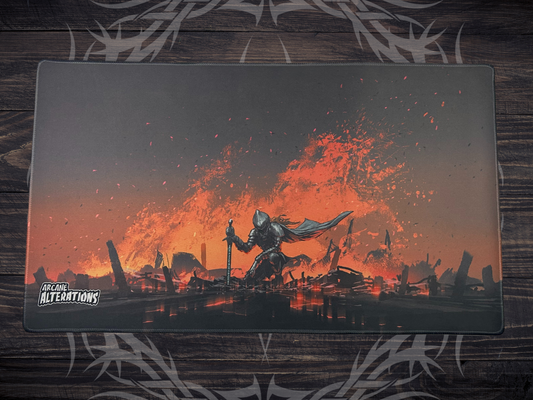 Kneeling Knight Stitched Edge Playmat (2mm)