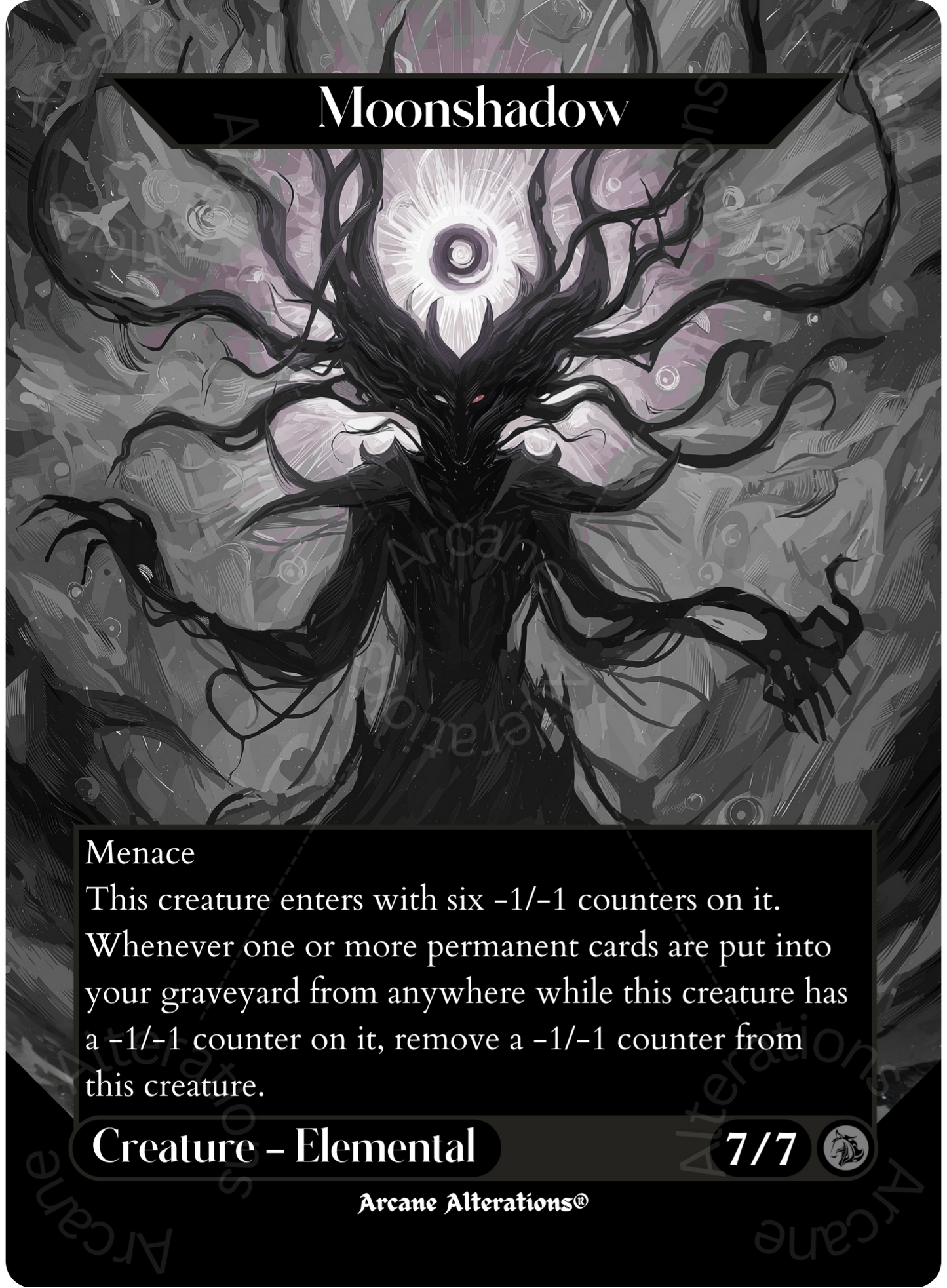 Moonshadow - Full Art Altered Art Custom Proxy Cards