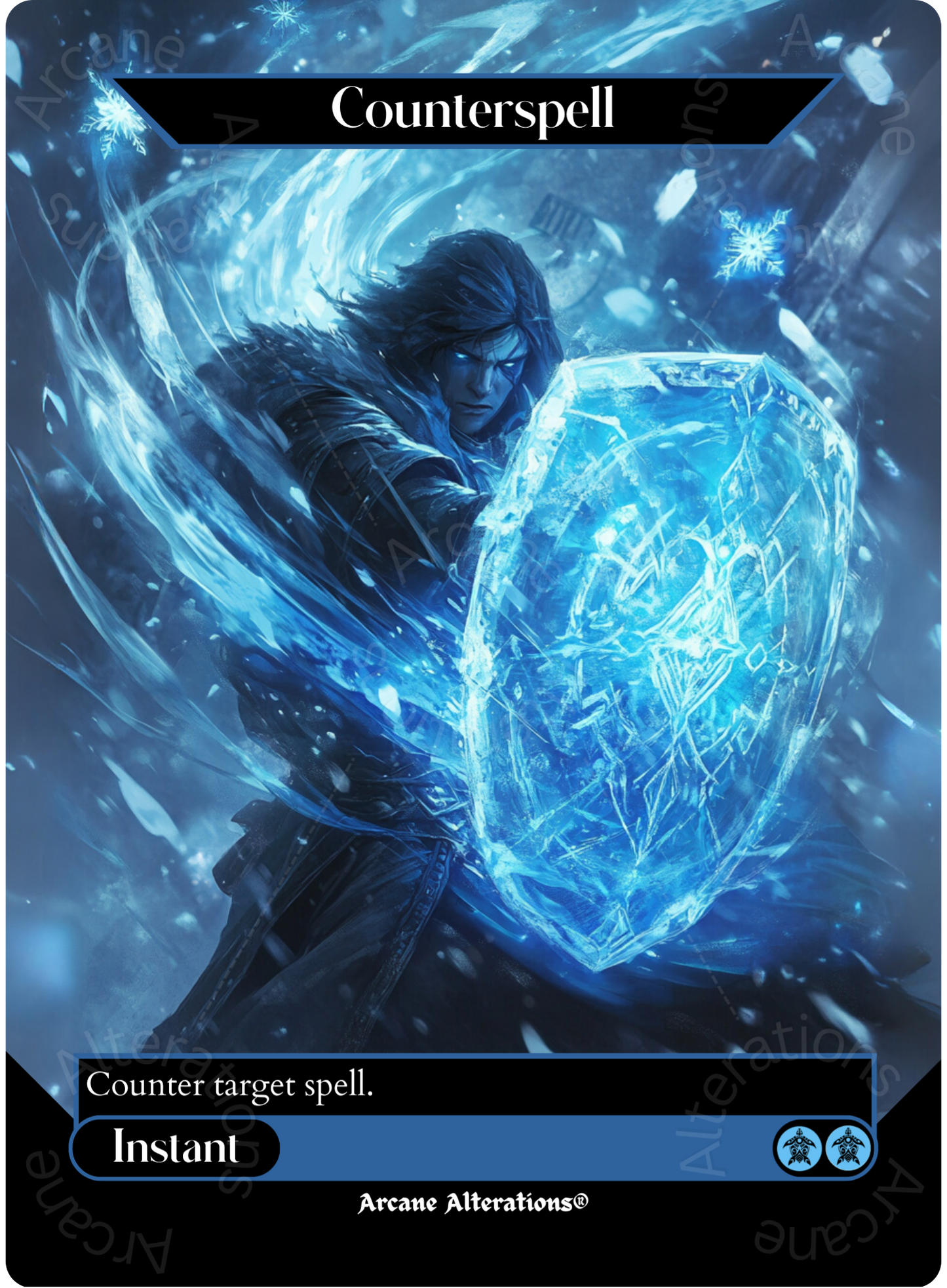Counterspell - Full Art Altered Art Custom Proxy Cards