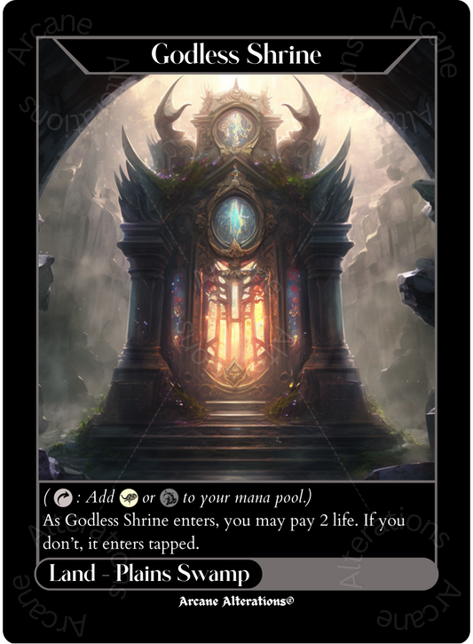 Godless Shrine - High Quality Altered Art Custom Proxy Cards