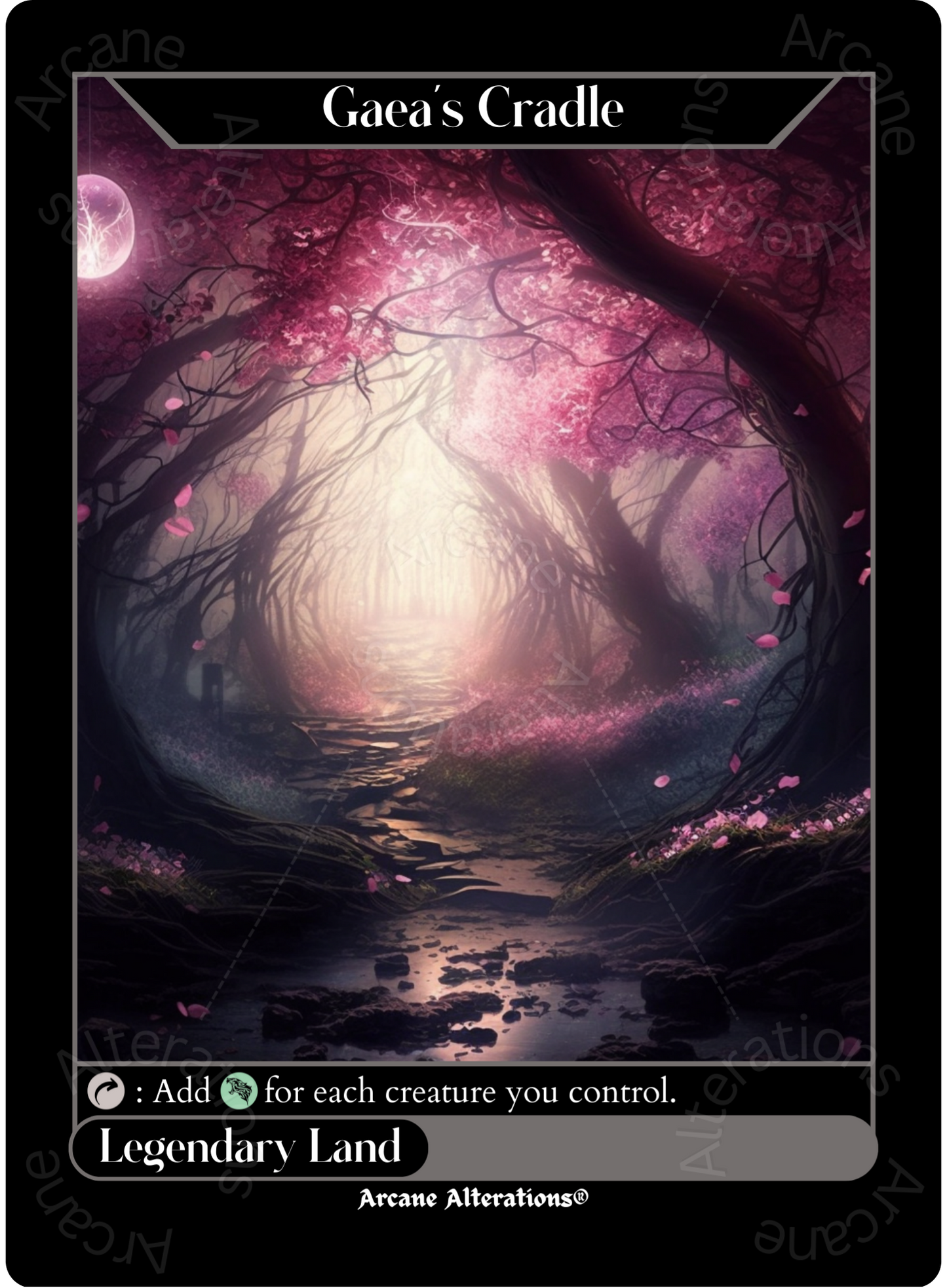 Gaea's Cradle - High Quality Altered Art Custom Proxy Cards