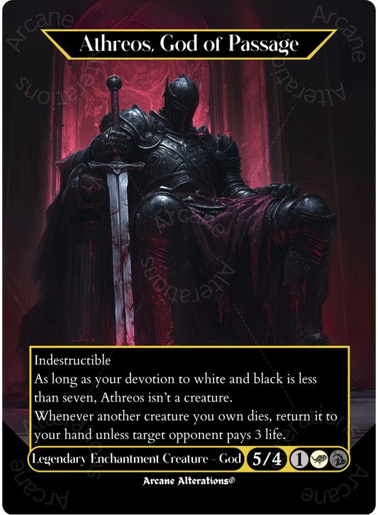 Athreos, God of Passage - Full Art Altered Art Custom Proxy Cards