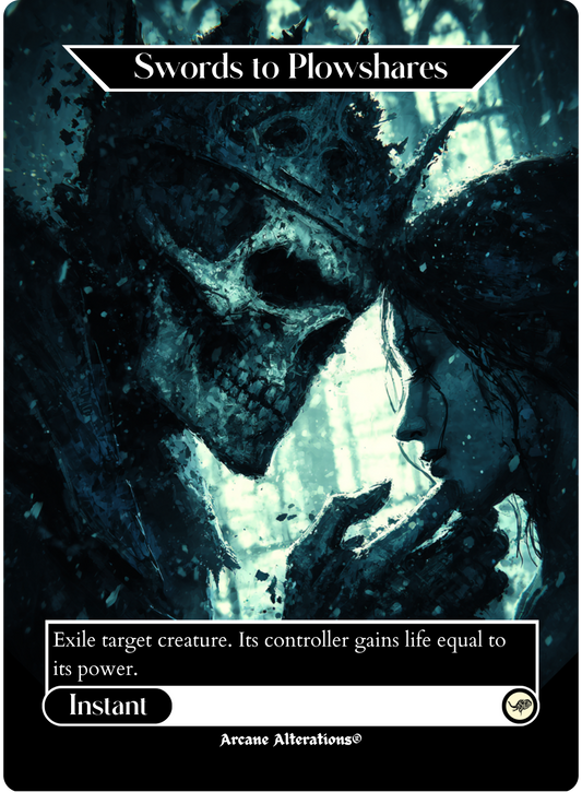 Swords to Plowshares - Full Art Altered Art Custom Proxy Cards