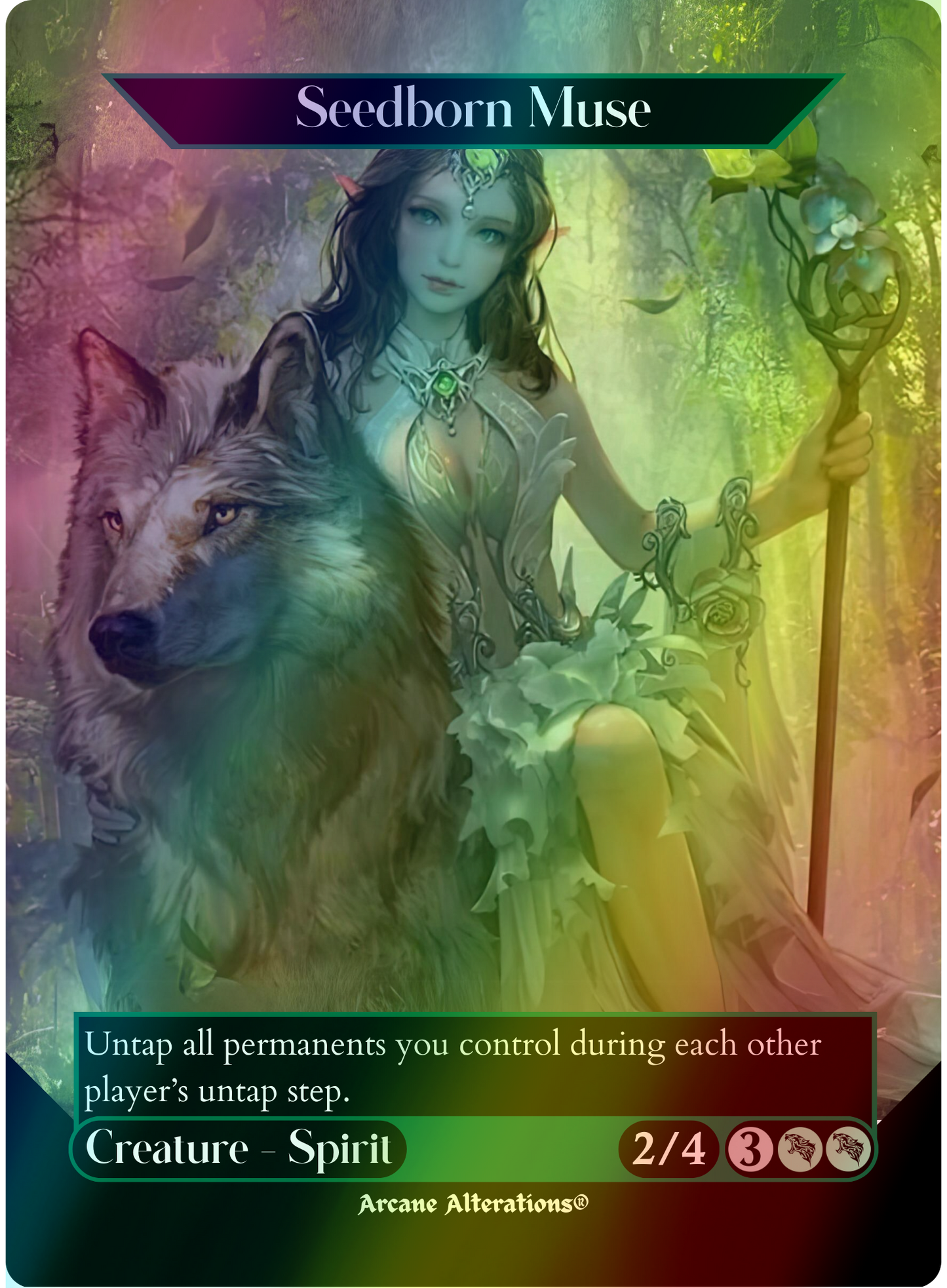 Seedborn Muse - Full Art Altered Art Custom Proxy Cards