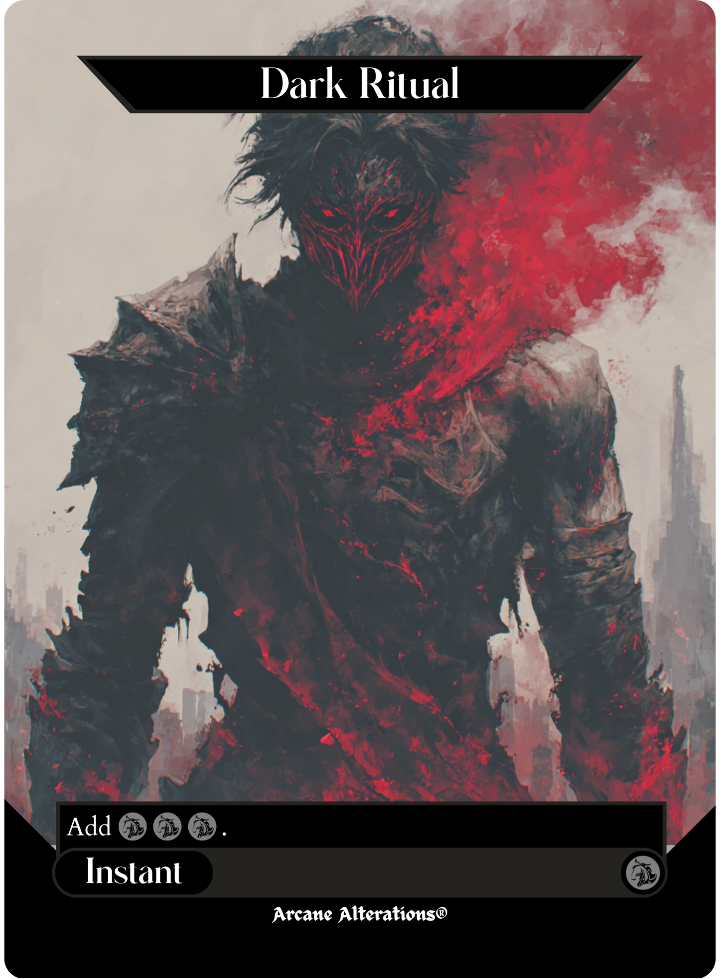 Dark Ritual - Full Art Altered Art Custom Proxy Cards